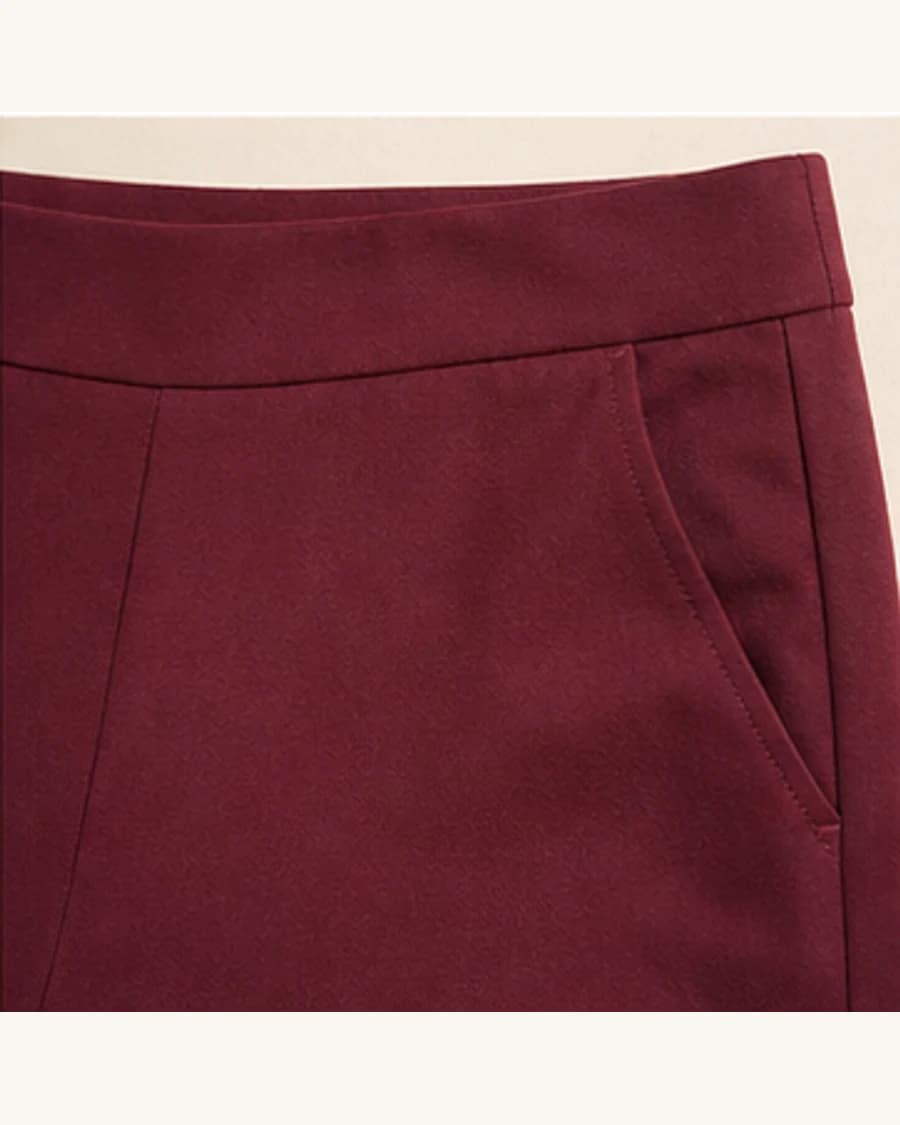 After Dark Cigarette Trouser: close-up detail view