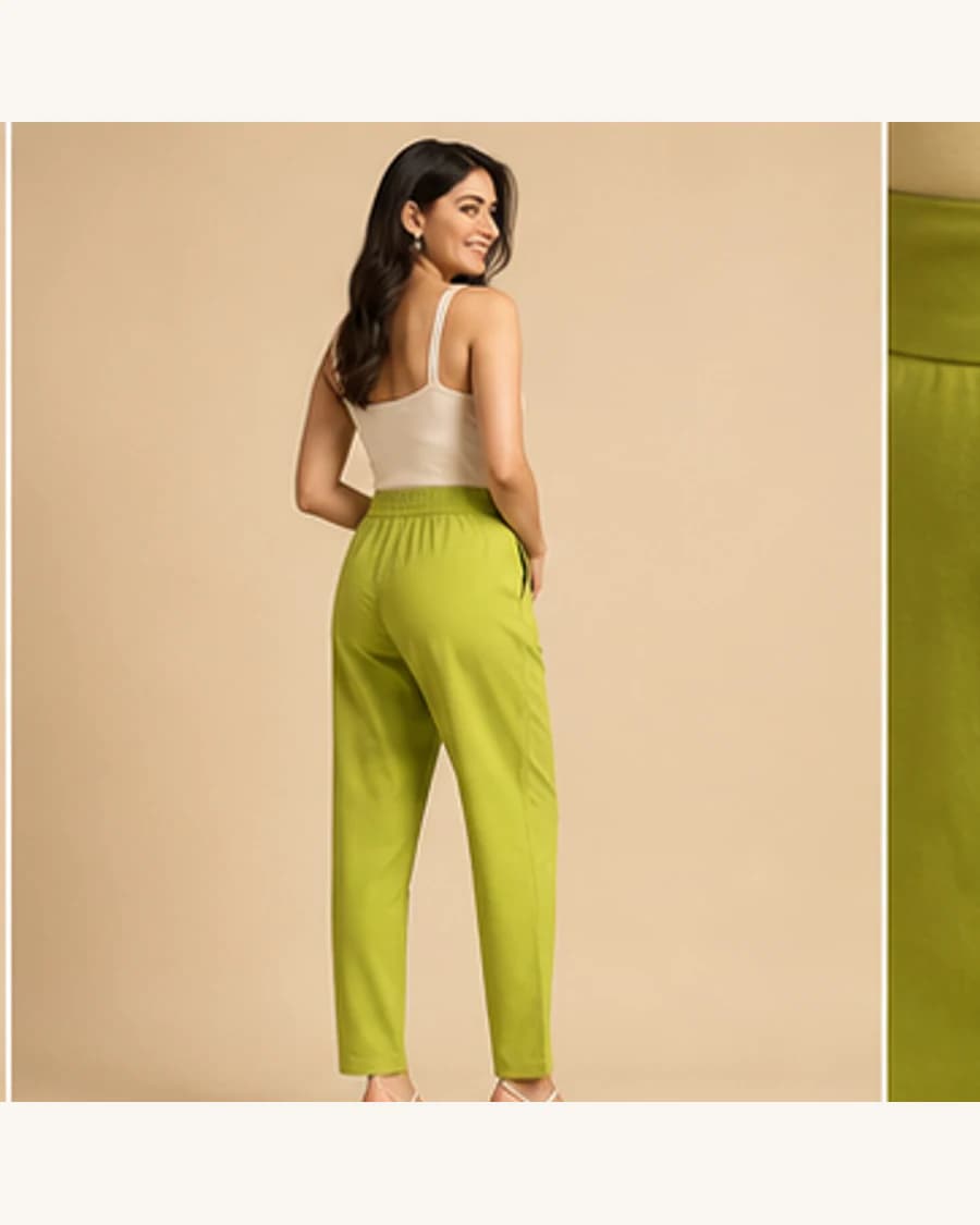 After Dark Pull On Pant: three-quarter styling view