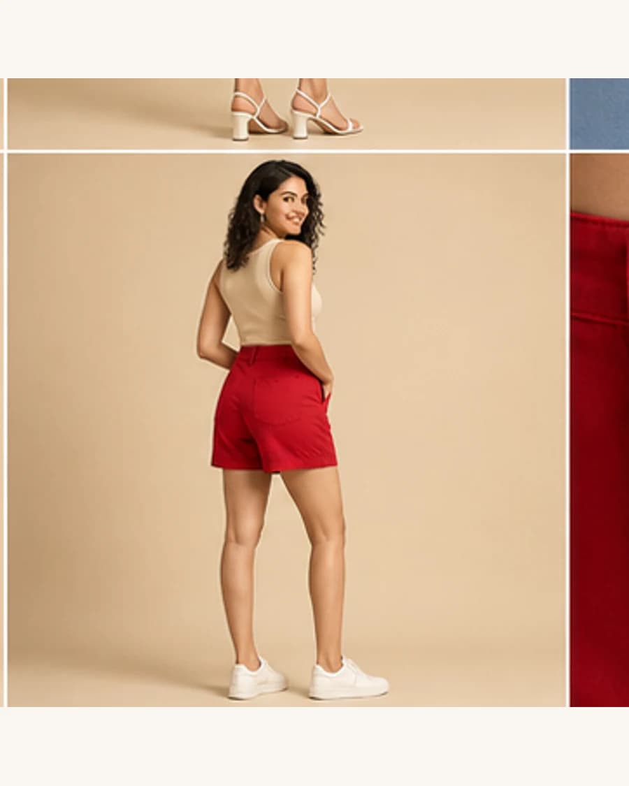 After Dark Utility Short: three-quarter styling view
