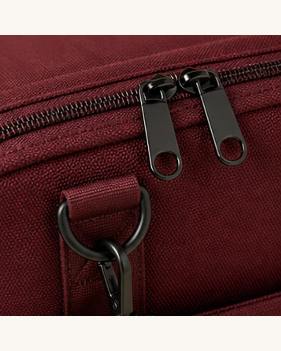 Canvas Laptop Carryall: close-up detail view
