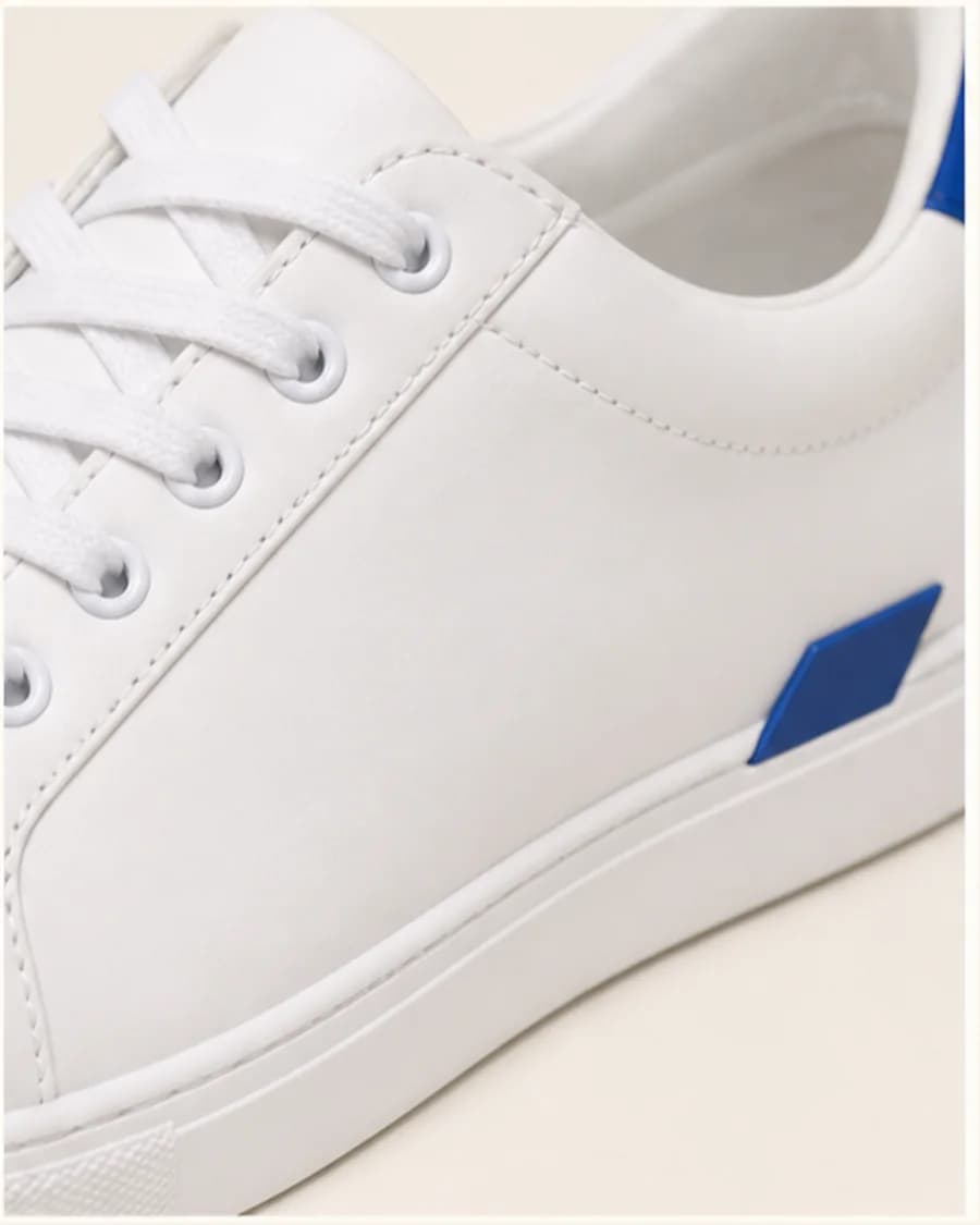 City Street Sneakers: close-up detail view