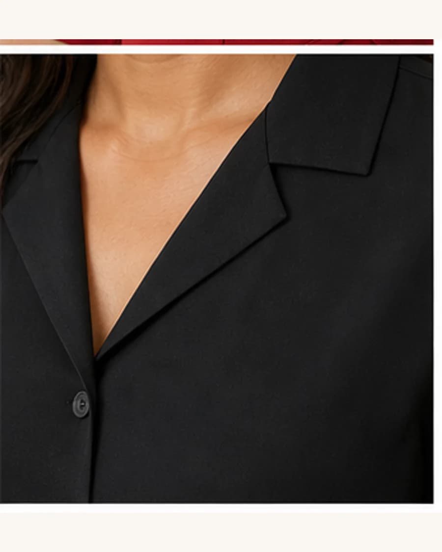 Cloud Lounge Shirt: close-up detail view