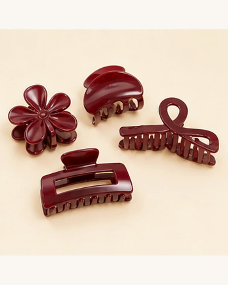 Colour Pop Hair Clip Set: product-only view