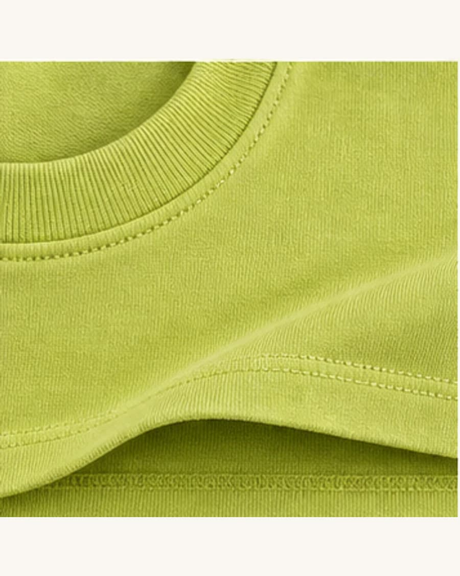 Cropped Box Tee: close-up detail view
