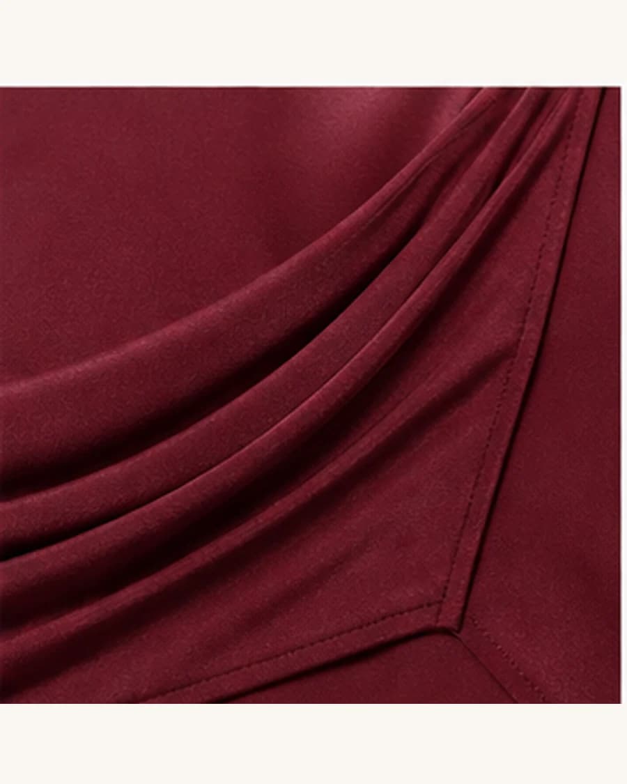 Evening Drape Set: close-up detail view