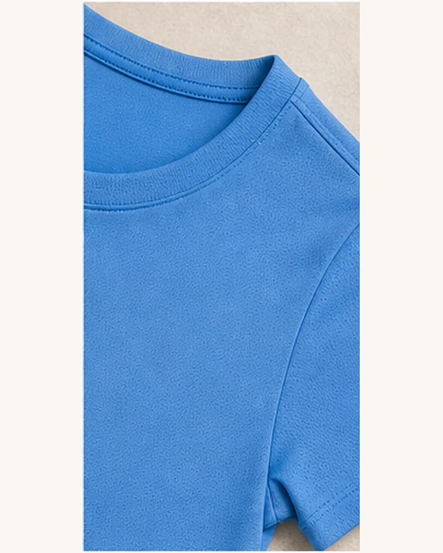 Form Training Tee: close-up detail view