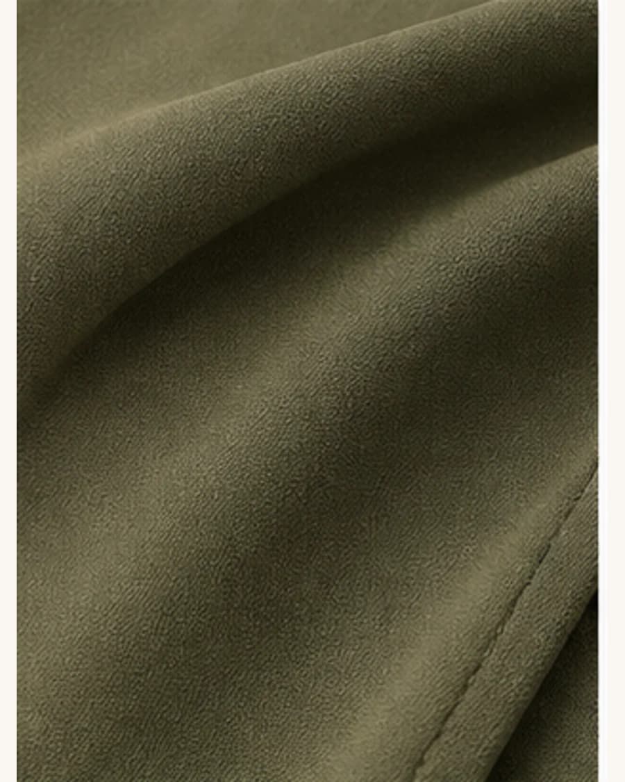 Gallery Column Maxi Dress: close-up detail view