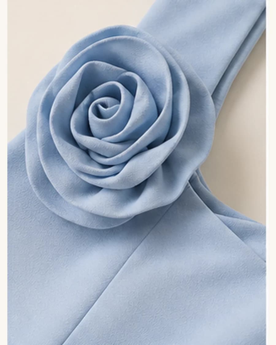 Gallery Corsage Midi Dress: close-up detail view