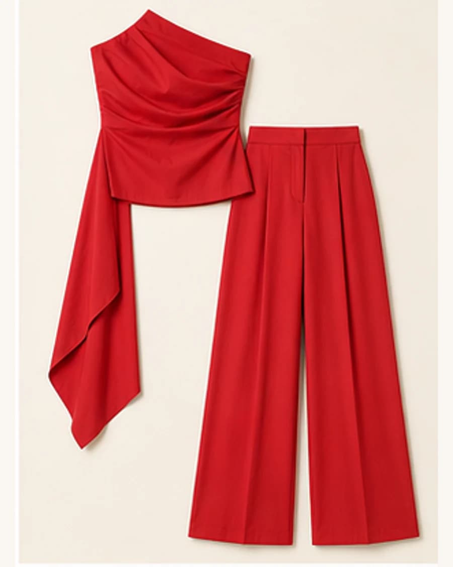 Gallery Drape Co Ord Set: product-only view
