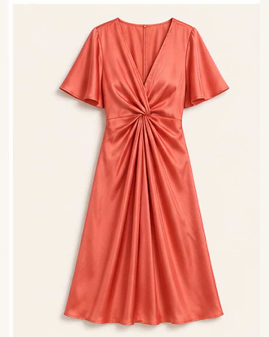 Gallery Knot Front Dress: product-only view