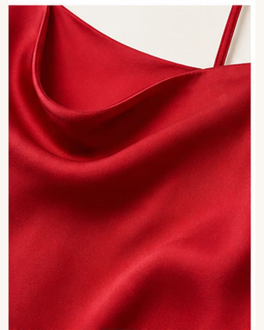 Gallery Slip Dress: close-up detail view