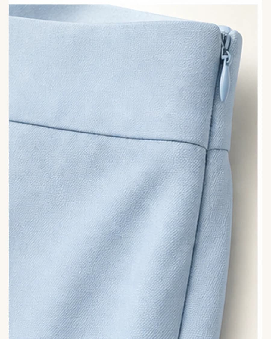Harbour Column Skirt: close-up detail view