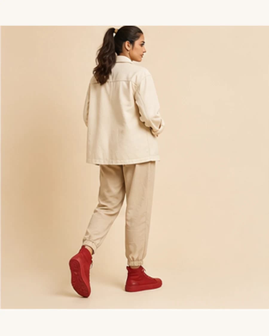 Metro Canvas High Top: three-quarter styling view