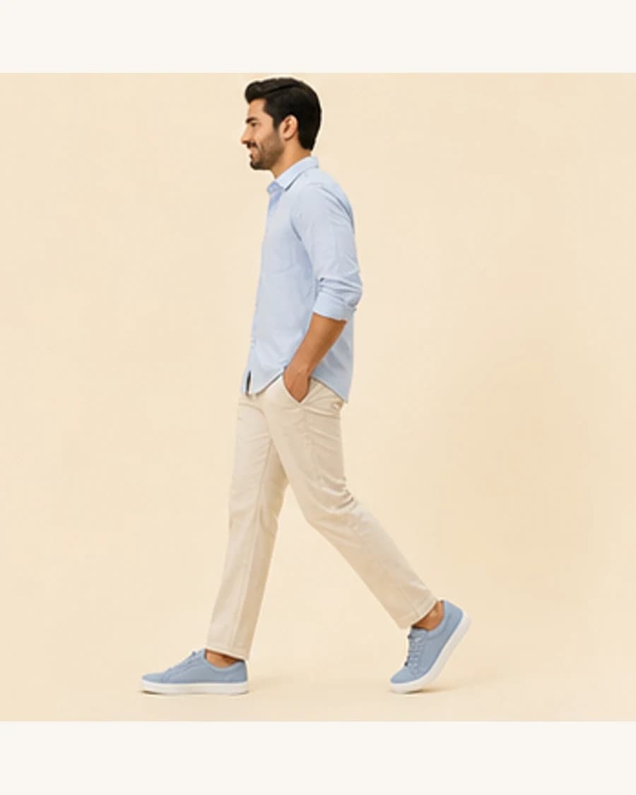 Metro Court Sneaker: three-quarter styling view