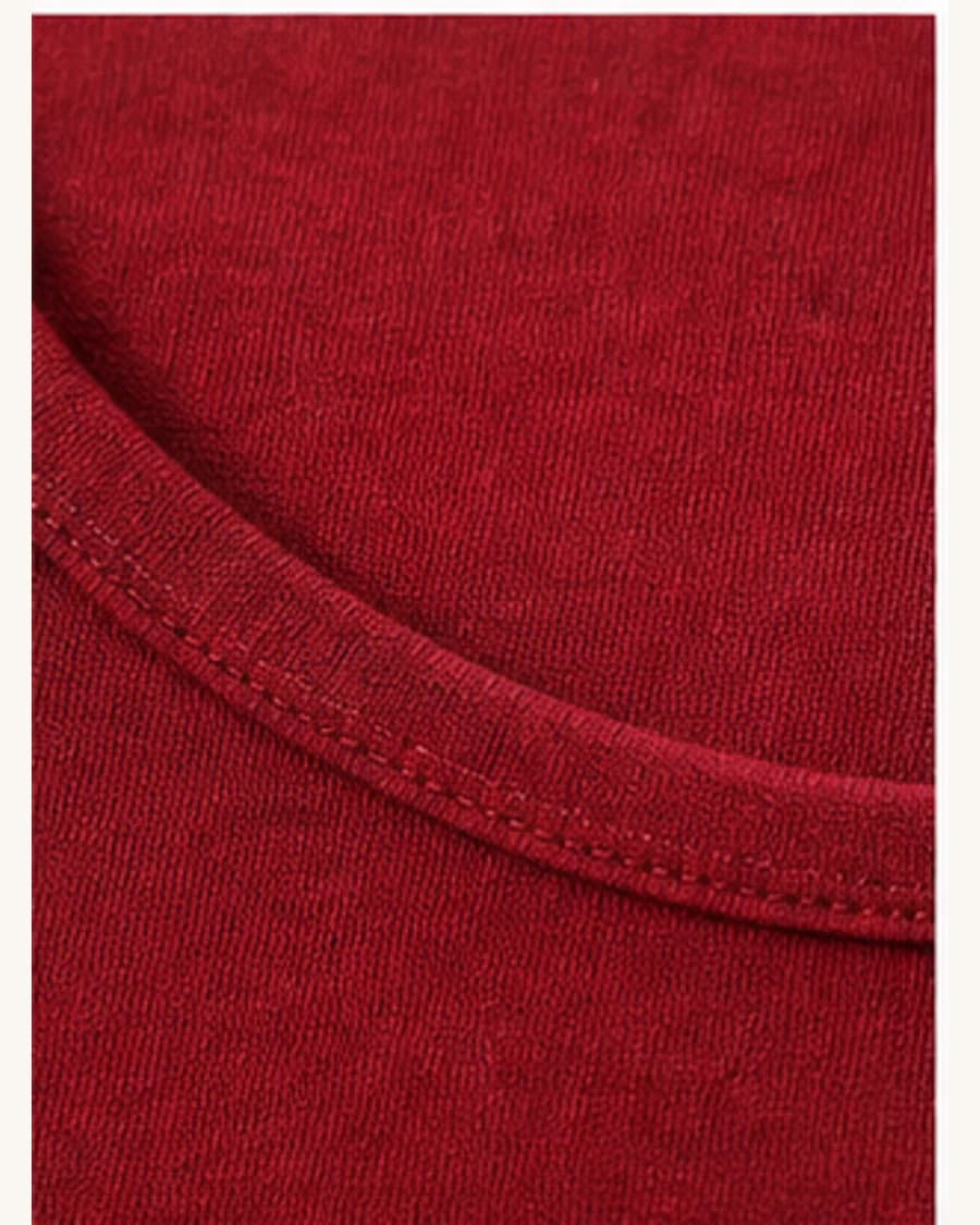 Metro Knit Scoop Top: close-up detail view