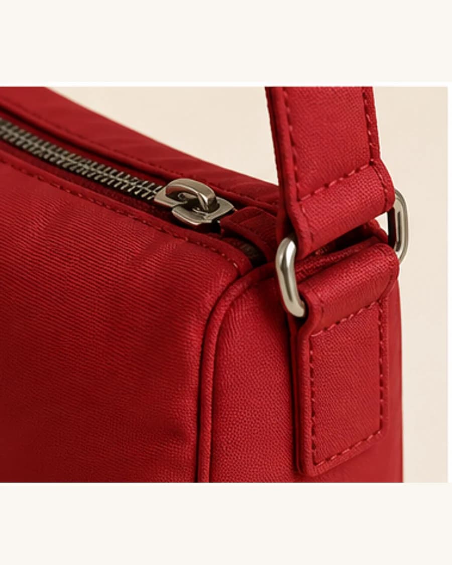 Metro Shoulder Bag: close-up detail view