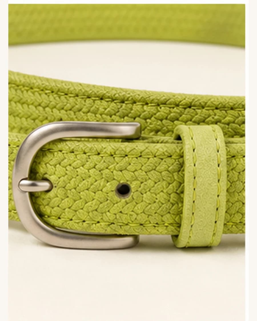 Moonlit Slim Belt: close-up detail view