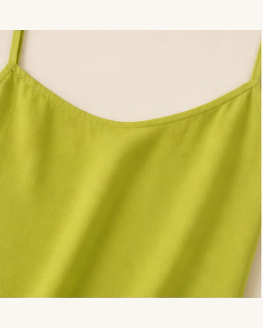 Moonlit Slip Dress: close-up detail view