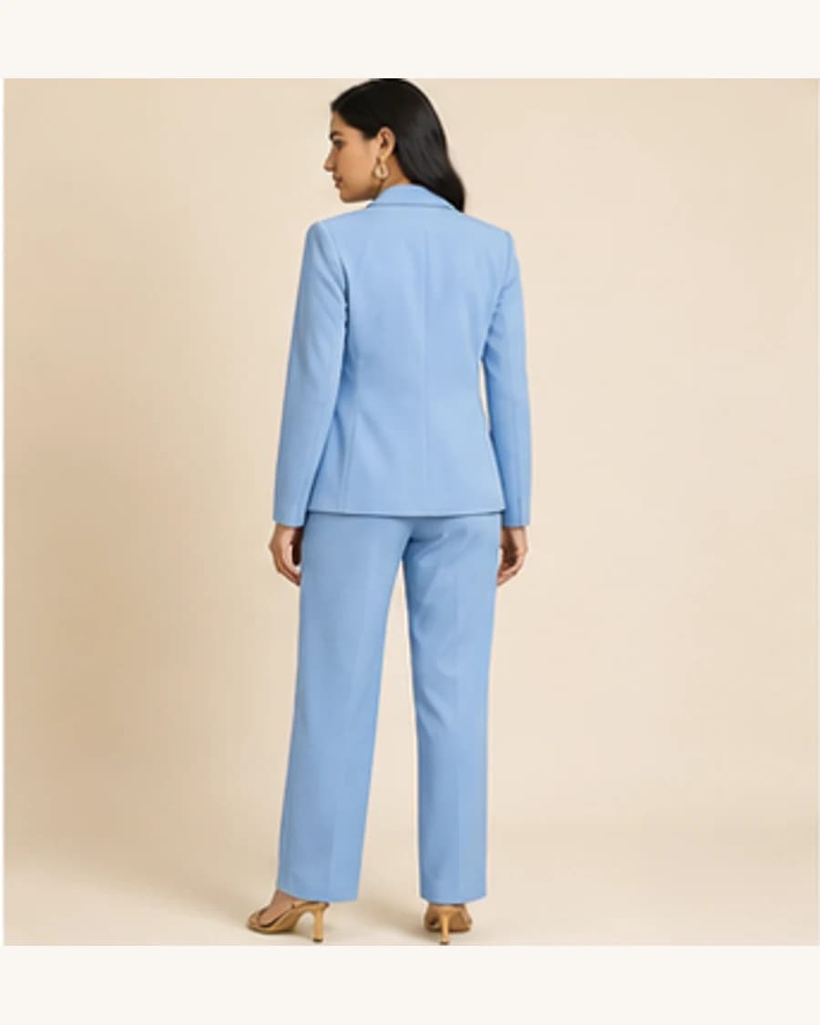 Moonlit Tailored Co Ord Set: three-quarter styling view