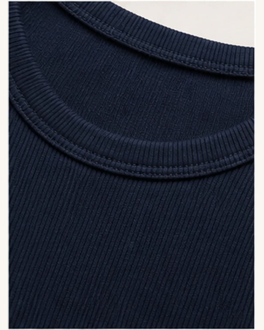 Muse Satin Long Sleeve Tee: close-up detail view