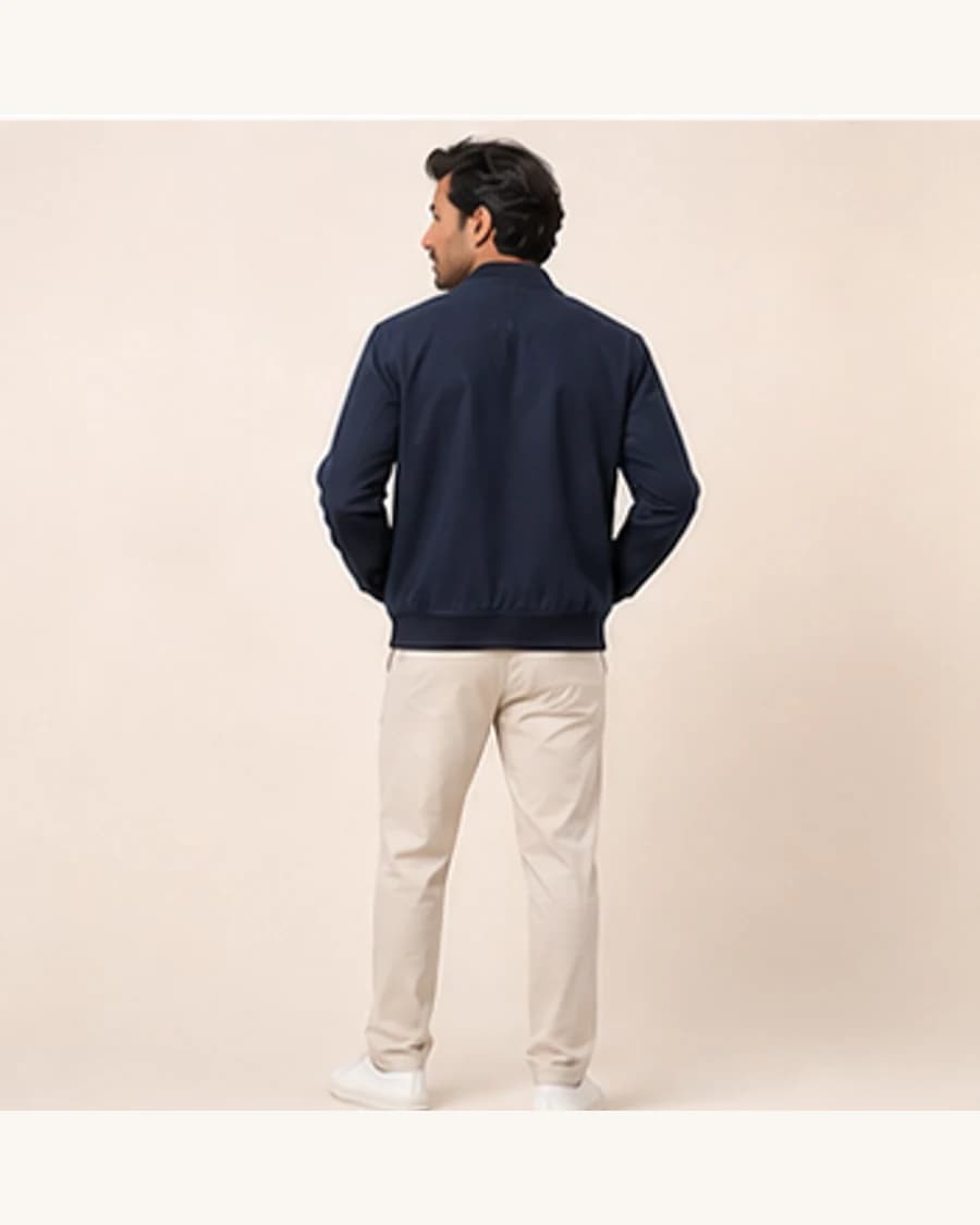 Northline Bomber Jacket: three-quarter styling view