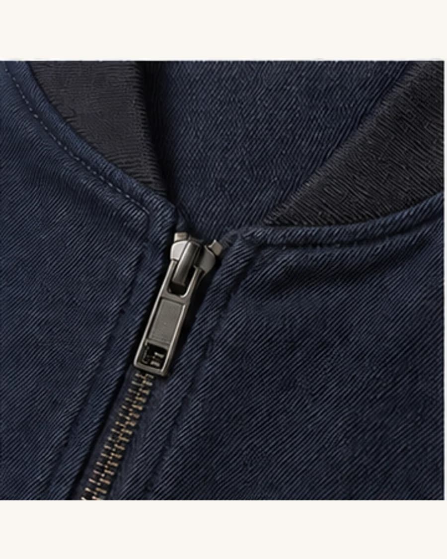 Northline Bomber Jacket: close-up detail view