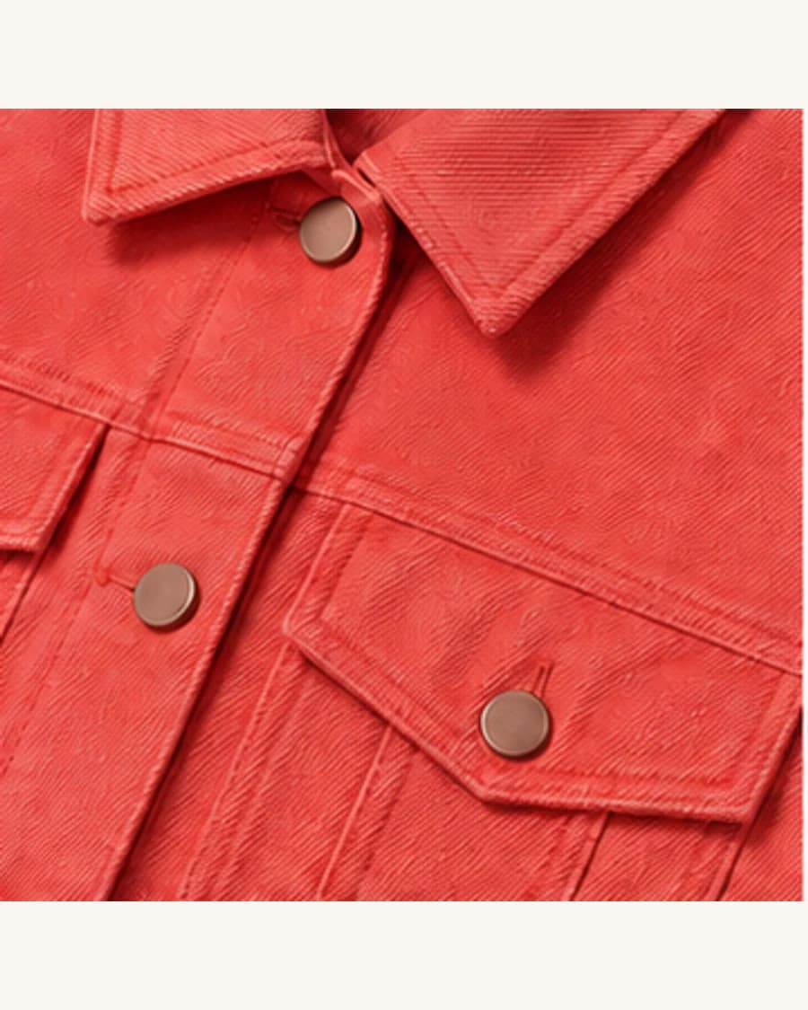 Northline Denim Layer: close-up detail view