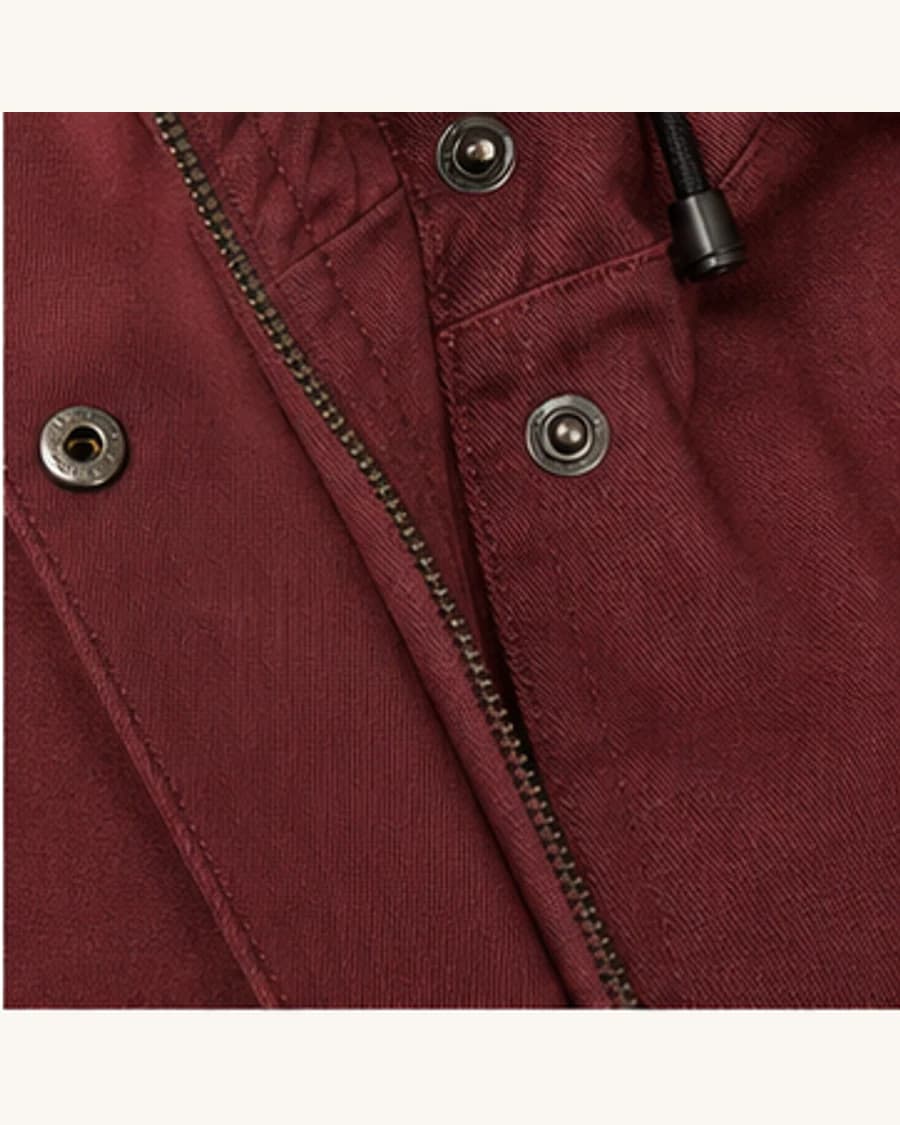 Northline Rain Shell: close-up detail view