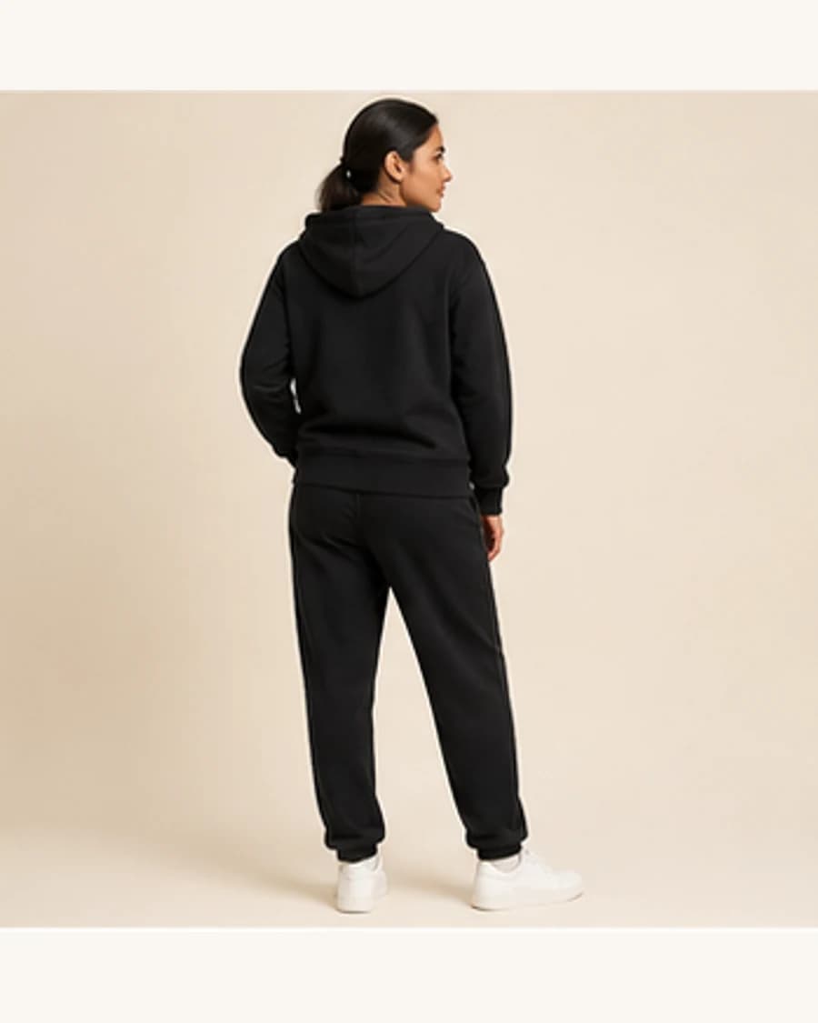 Northline Zip Hoodie: three-quarter styling view