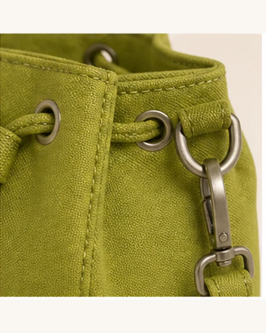Orbit Bucket Bag: close-up detail view