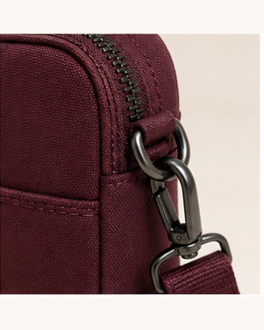 Orbit Crossbody Bag: close-up detail view