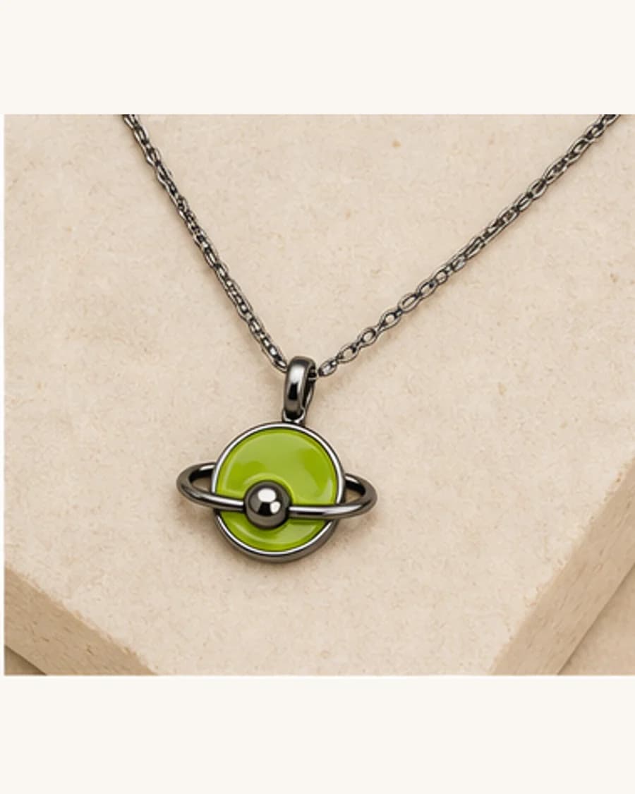 Orbit Pendant Necklace: product-only view