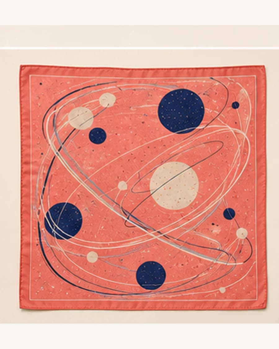 Orbit Silk Touch Scarf: product-only view