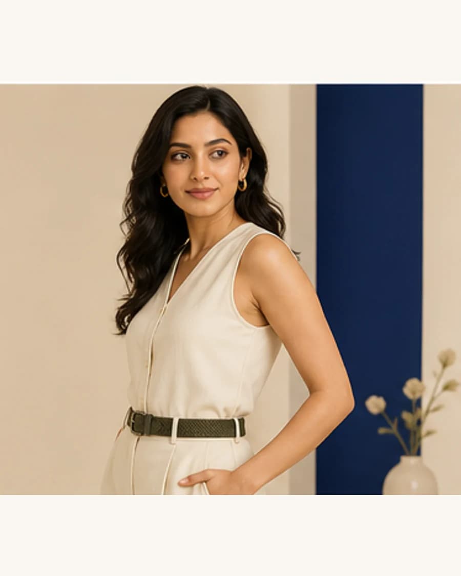 Orbit Slim Belt: three-quarter styling view
