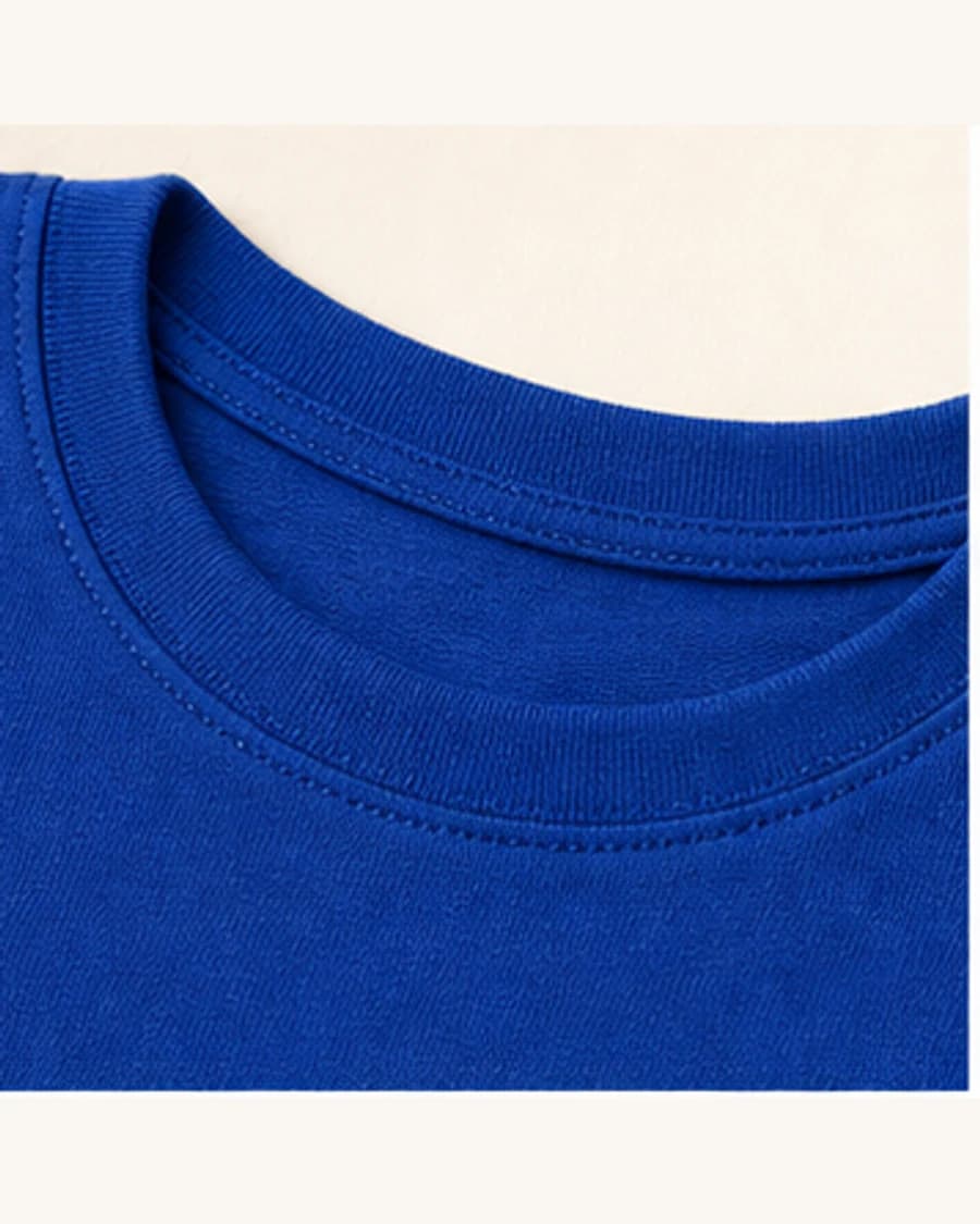 Relaxed Statement Tee: close-up detail view