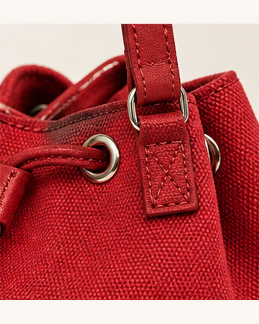 Riviera Bucket Bag: close-up detail view