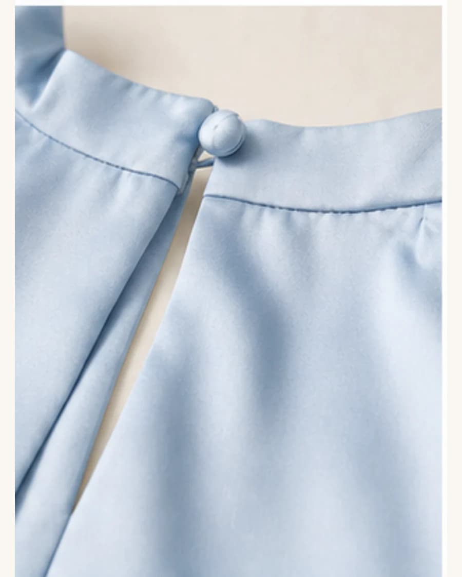 Riviera Column Maxi Dress: close-up detail view