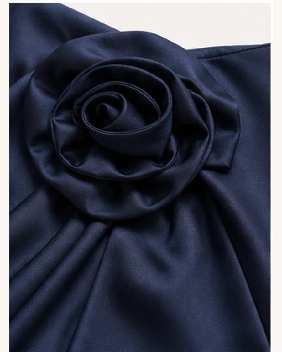 Riviera Corsage Midi Dress: close-up detail view