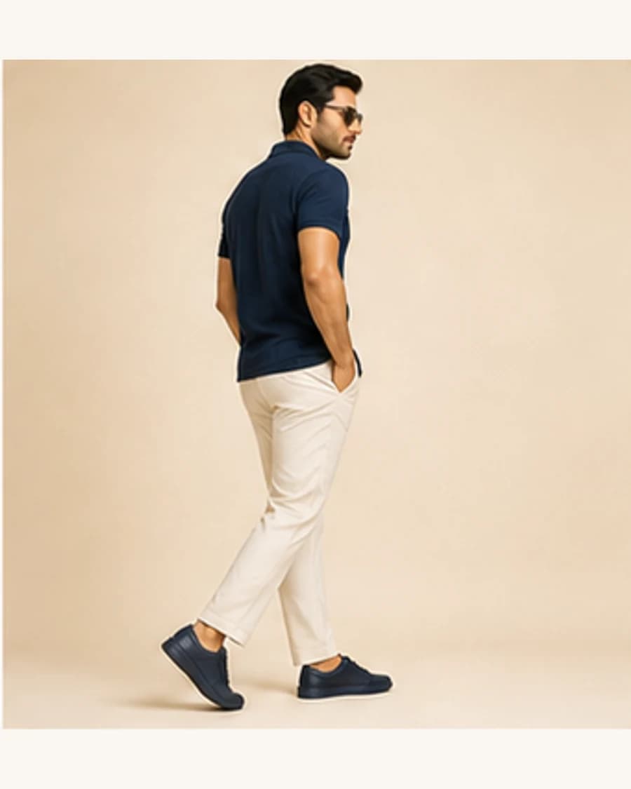 Riviera Court Sneaker: three-quarter styling view