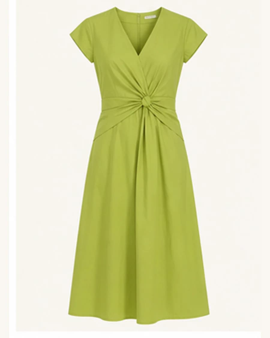 Riviera Knot Front Dress: product-only view