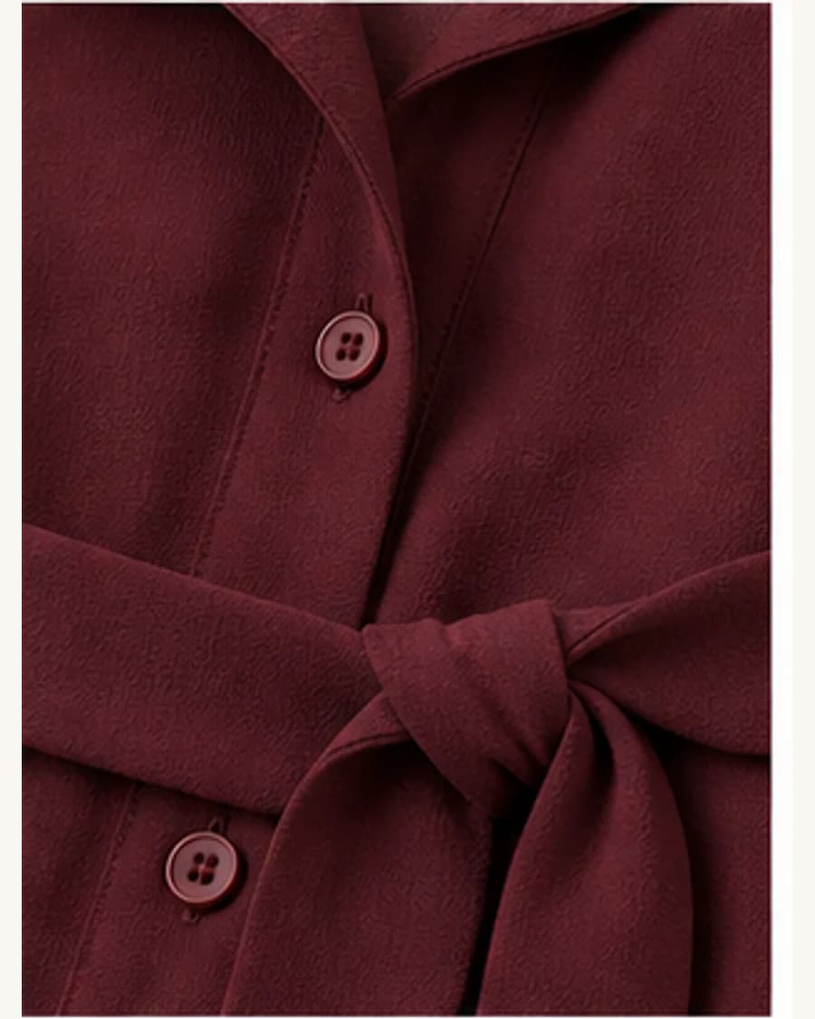 Riviera Shirt Dress: close-up detail view