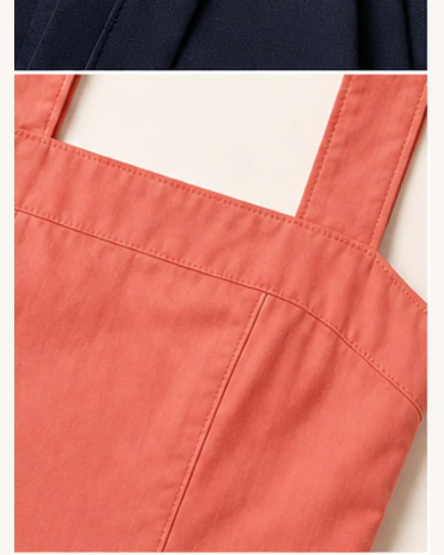 Riviera Slip Dress: close-up detail view