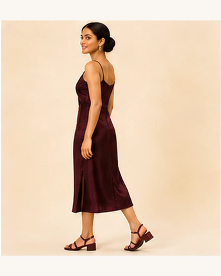 Riviera Strappy Sandal: three-quarter styling view