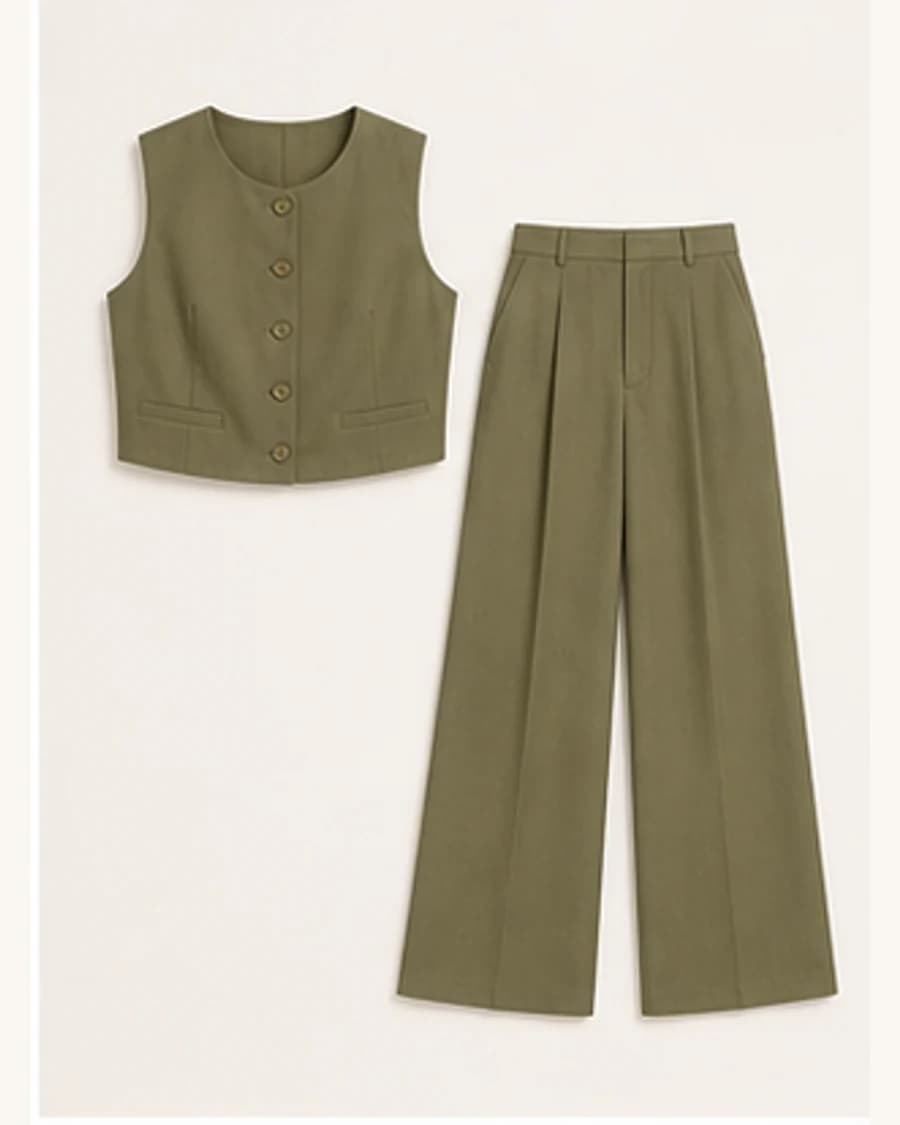 Riviera Tailored Co Ord Set: product-only view