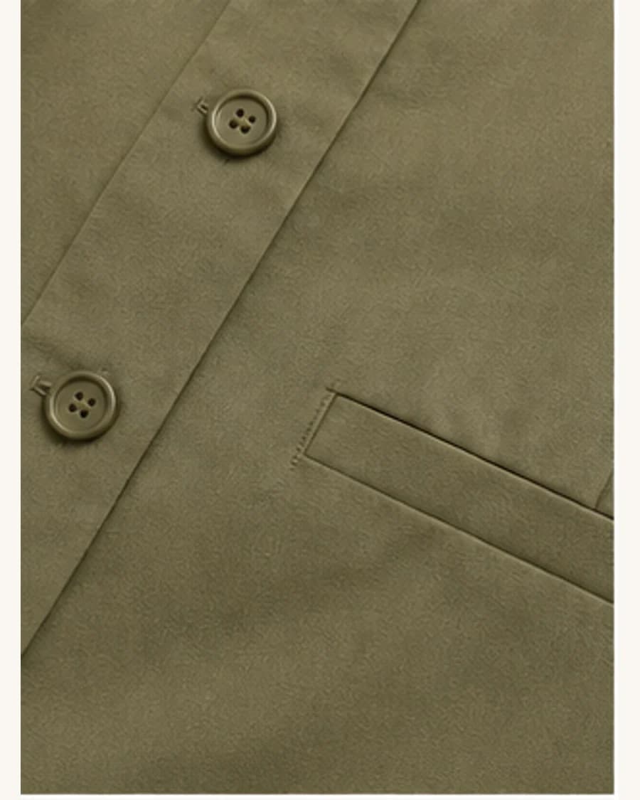 Riviera Tailored Co Ord Set: close-up detail view