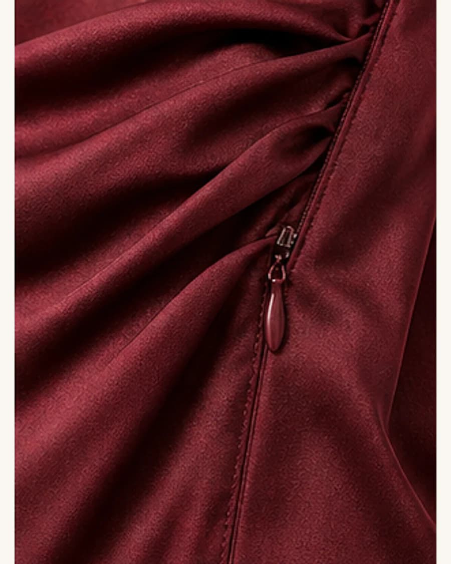 Solstice Drape Co Ord Set: close-up detail view