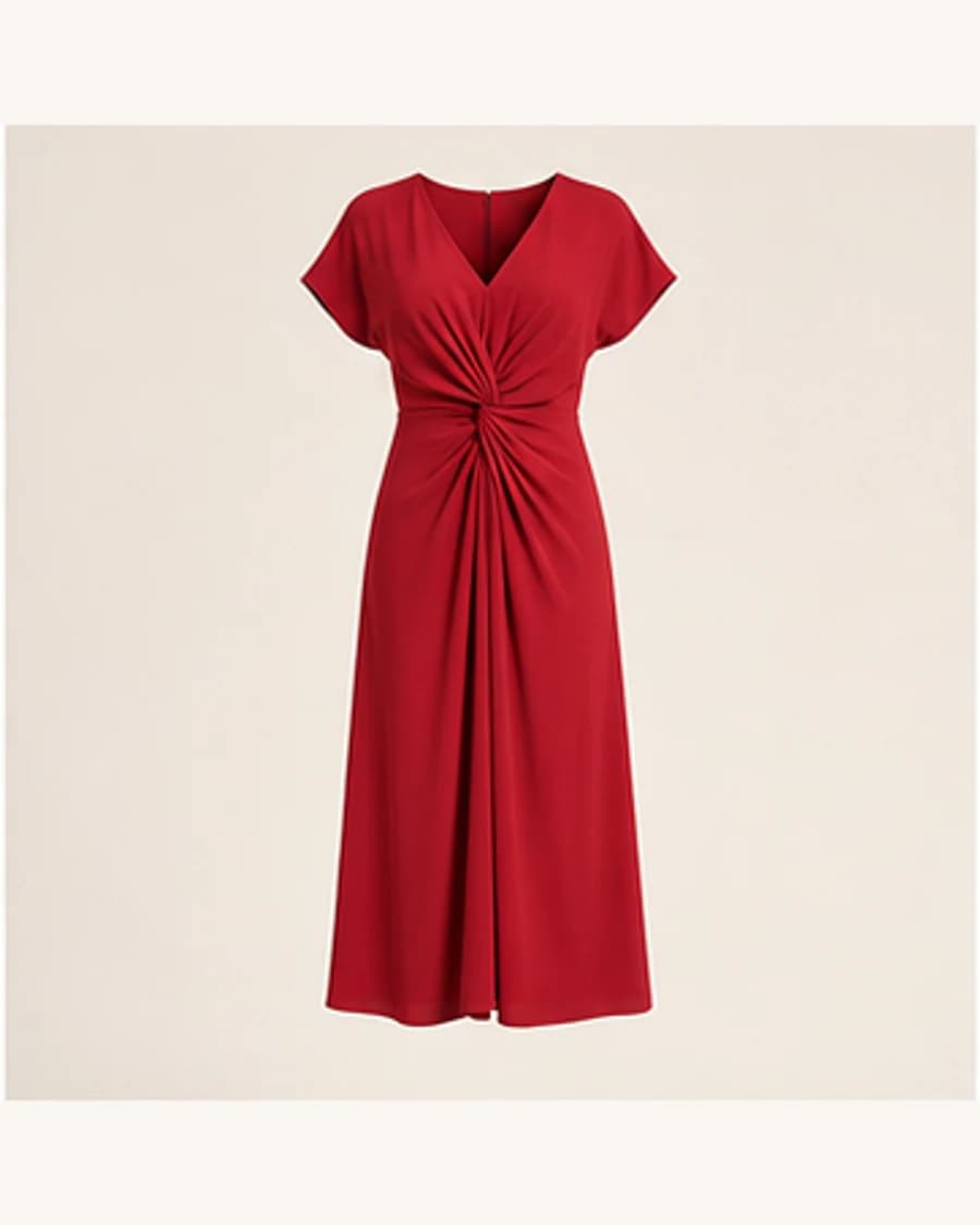 Solstice Knot Front Dress: product-only view