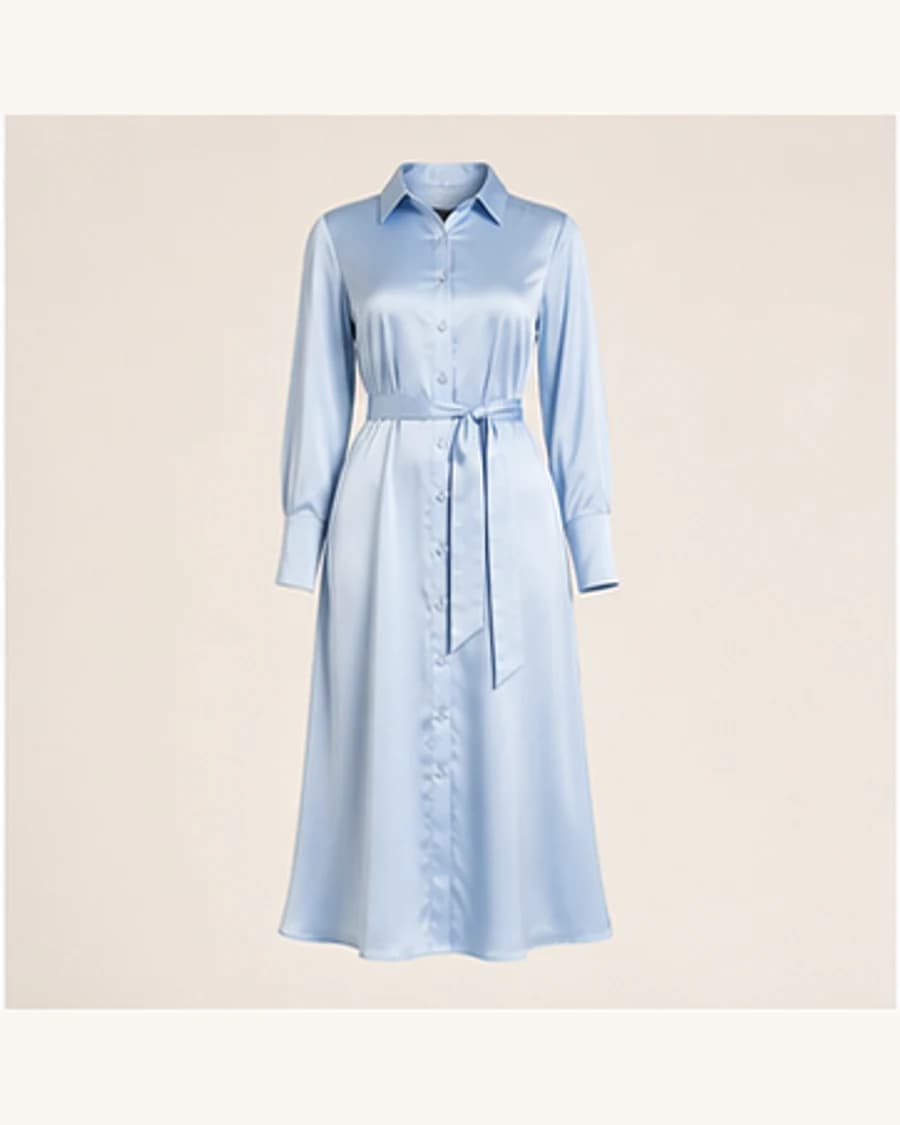 Solstice Shirt Dress: product-only view