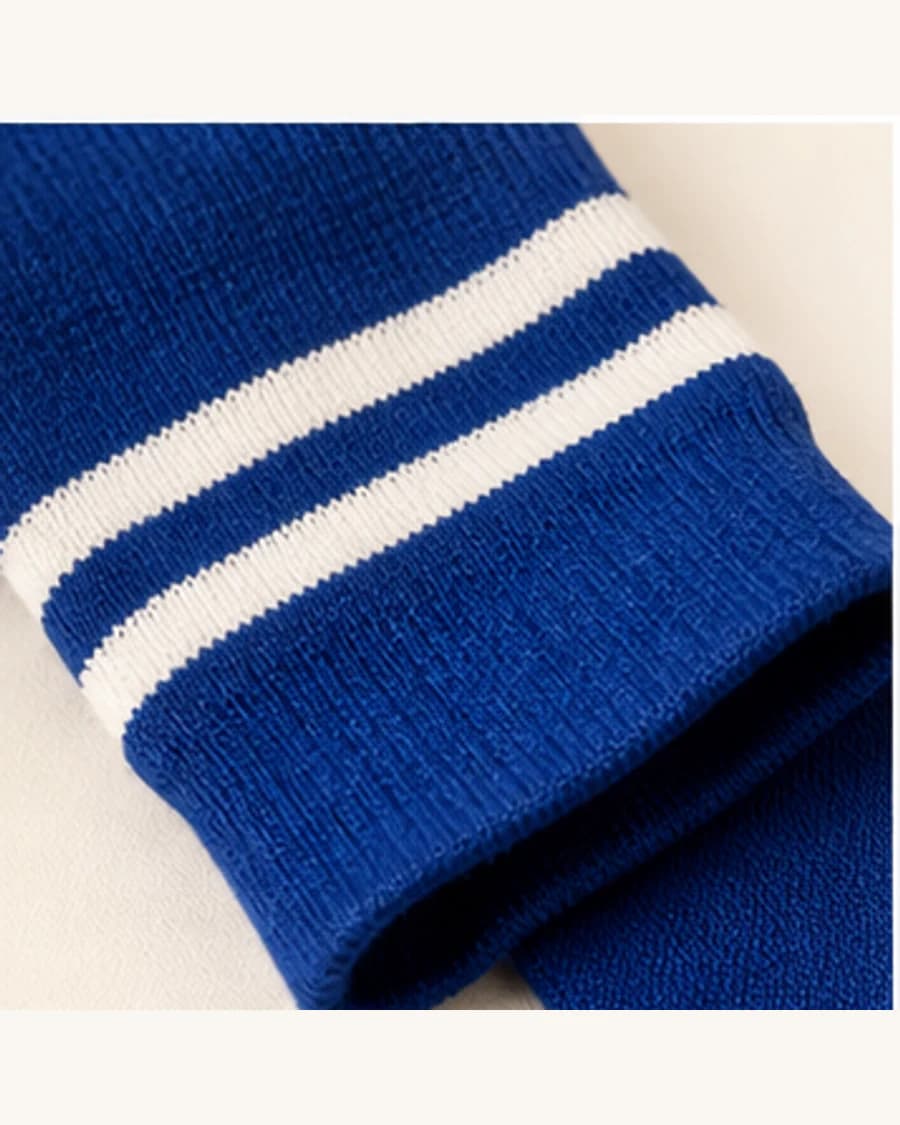 Stripe Socks Pair: close-up detail view