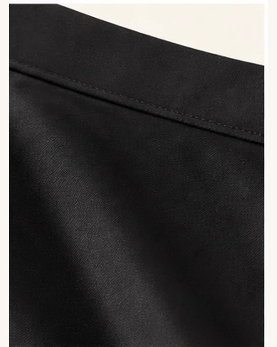 Studio Bias Midi Skirt: close-up detail view